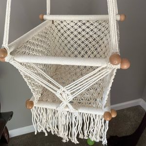Crochet baby swing